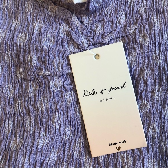 Kiwi & Punch Lilac Crop Top - Picture 4 of 4